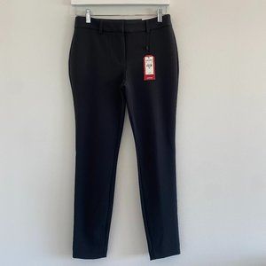 NWT Express Mid Rise Stretch Skinny Pants Black Size 6R